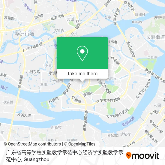 广东省高等学校实验教学示范中心经济学实验教学示范中心 map