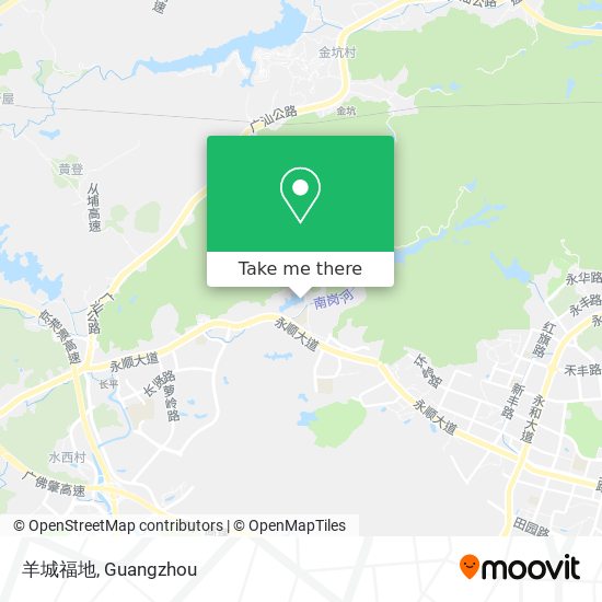 羊城福地 map