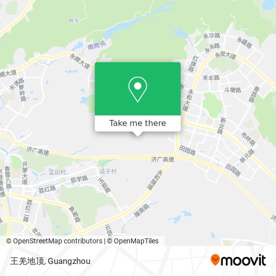 王羌地顶 map