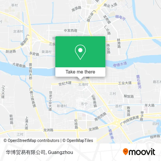 华博贸易有限公司 map