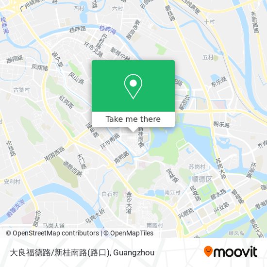 大良福德路/新桂南路(路口) map