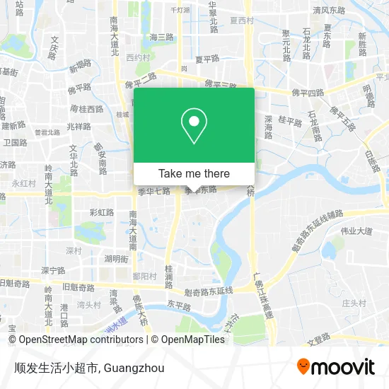 顺发生活小超市 map