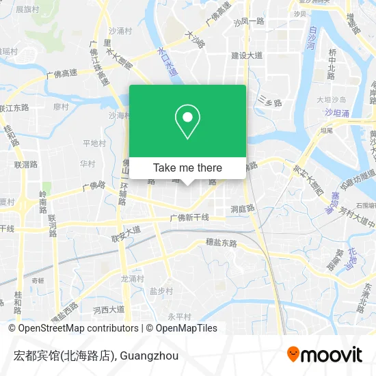 宏都宾馆(北海路店) map
