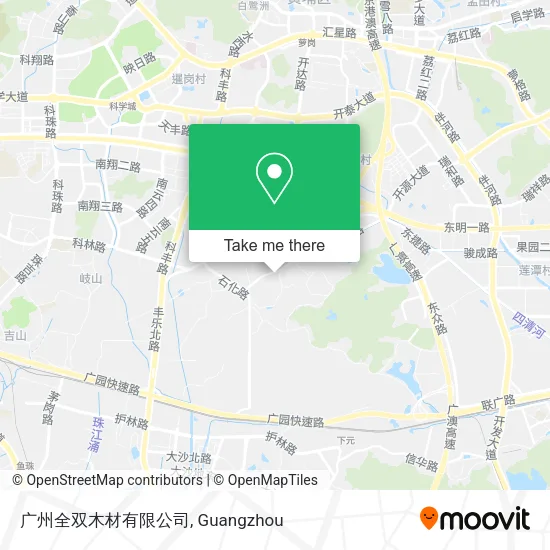 广州全双木材有限公司 map