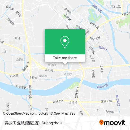 美的工业城(西区店) map