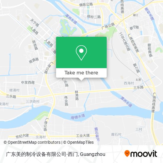 广东美的制冷设备有限公司-西门 map