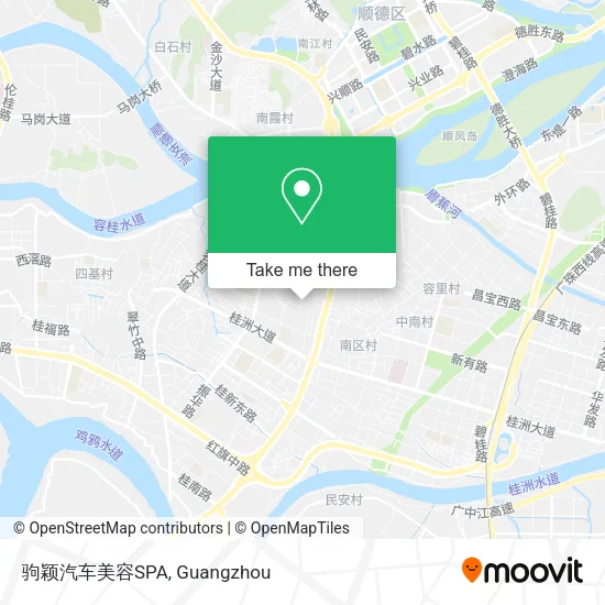 驹颖汽车美容SPA map