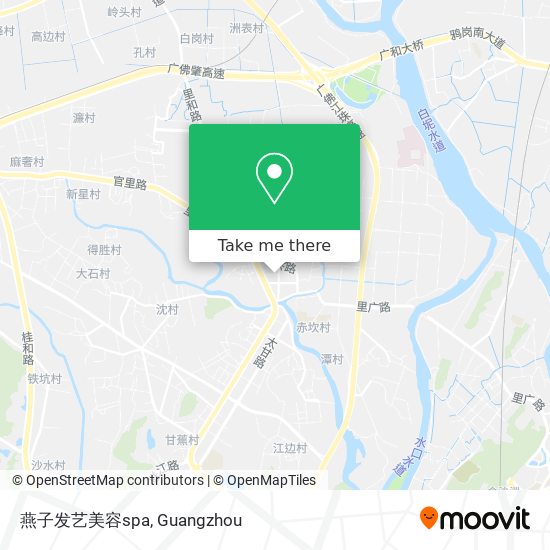 燕子发艺美容spa map