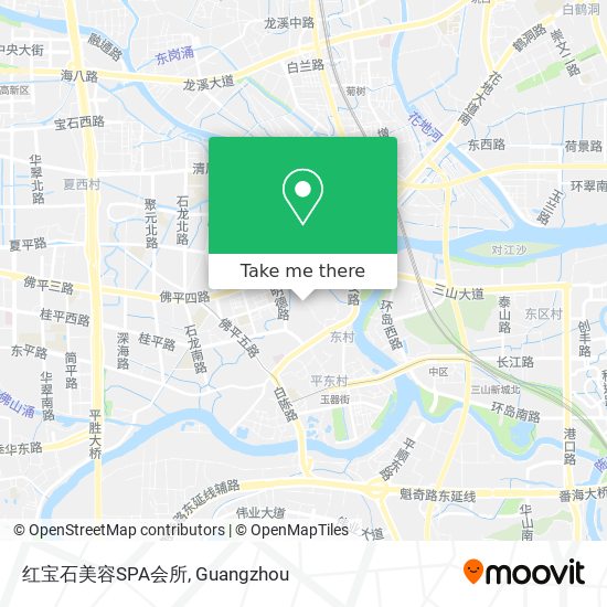 红宝石美容SPA会所 map