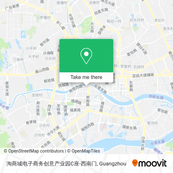 淘商城电子商务创意产业园C座-西南门 map