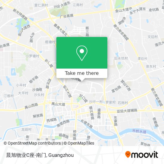 晨旭物业C座-南门 map