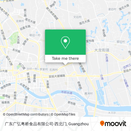 广东广弘粤桥食品有限公司-西北门 map