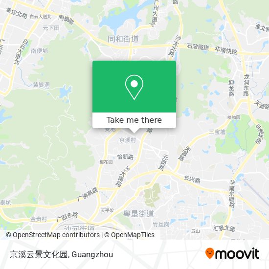 京溪云景文化园 map