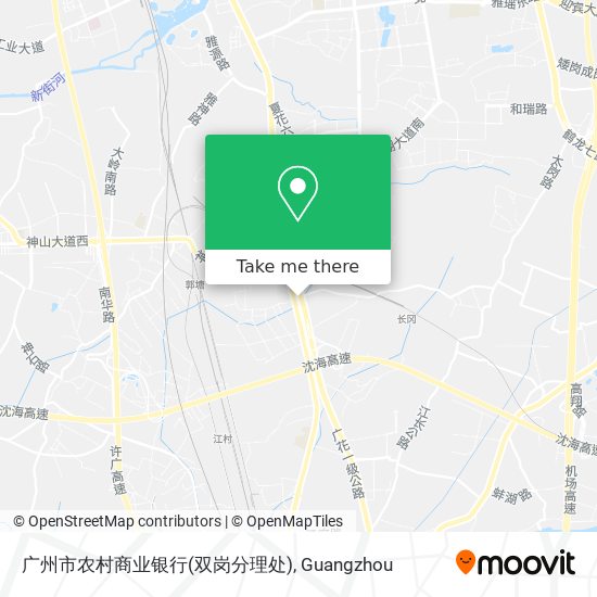 广州市农村商业银行(双岗分理处) map