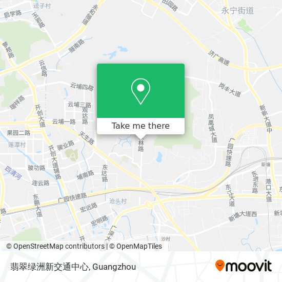 翡翠绿洲新交通中心 map