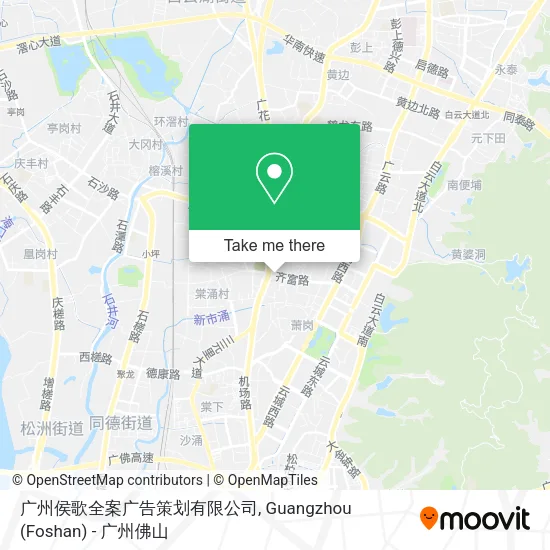 广州侯歌全案广告策划有限公司 map