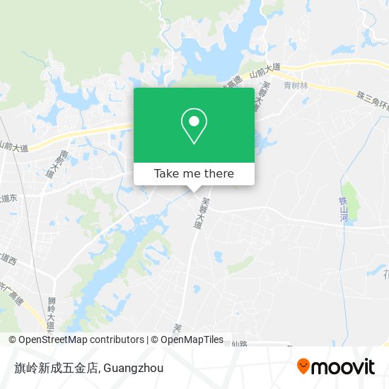旗岭新成五金店 map