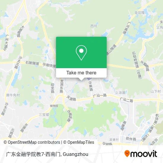 广东金融学院教7-西南门 map