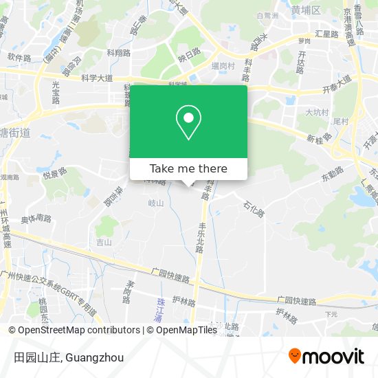 田园山庄 map