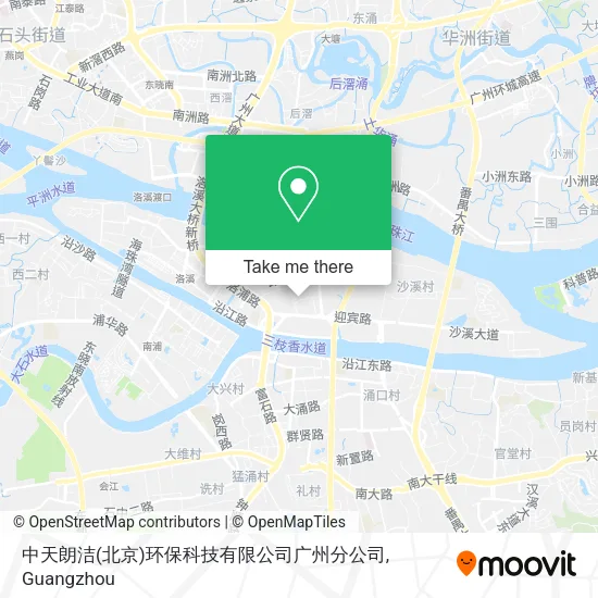 中天朗洁(北京)环保科技有限公司广州分公司 map