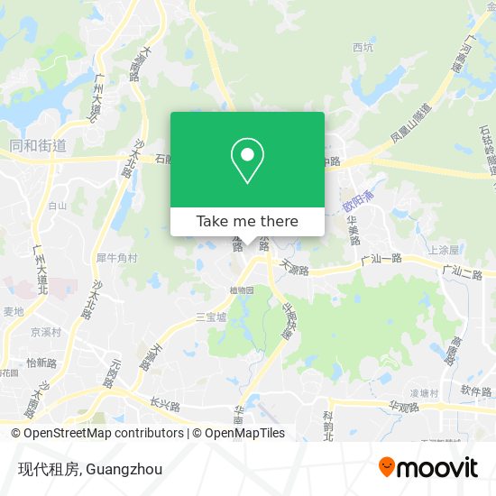 现代租房 map