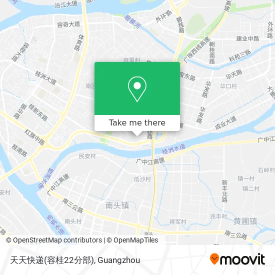天天快递(容桂22分部) map