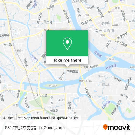S81/东沙立交(路口) map