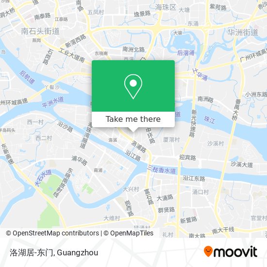 洛湖居-东门 map