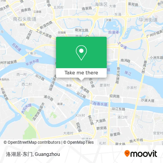 洛湖居-东门 map