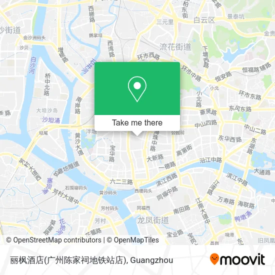 丽枫酒店(广州陈家祠地铁站店) map