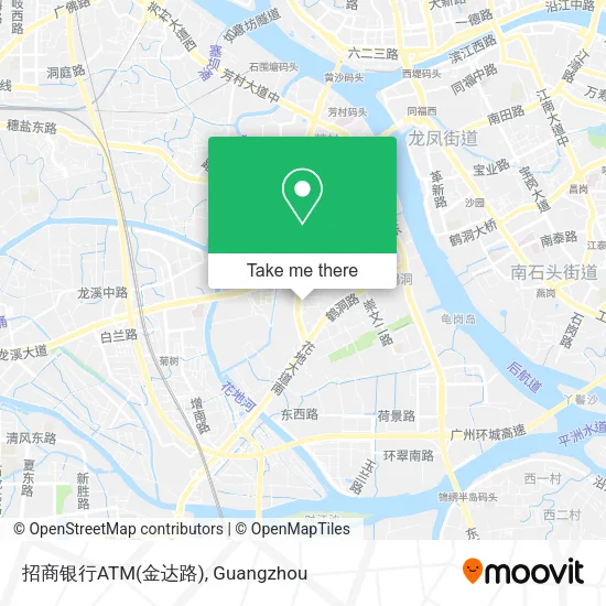 招商银行ATM(金达路) map