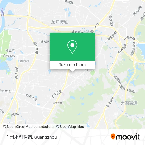 广州永利住宿 map