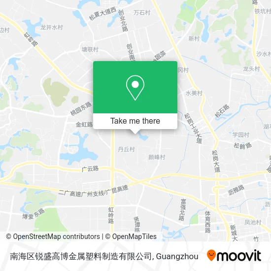 南海区锐盛高博金属塑料制造有限公司 map