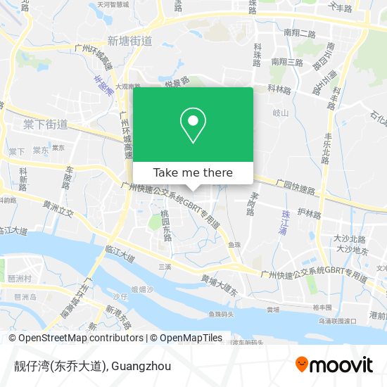 靓仔湾(东乔大道) map