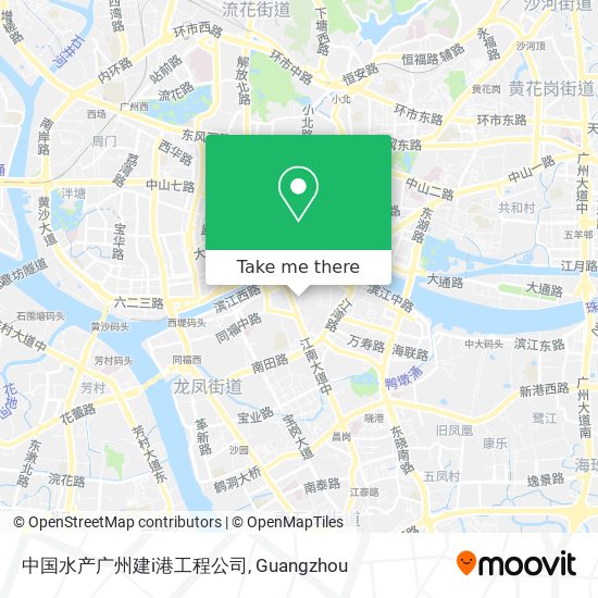 中国水产广州建i港工程公司 map