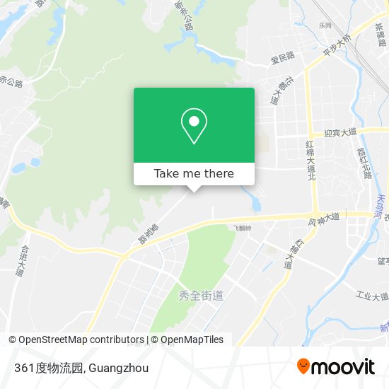 361度物流园 map