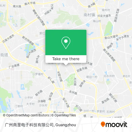 广州商显电子科技有限公司 map