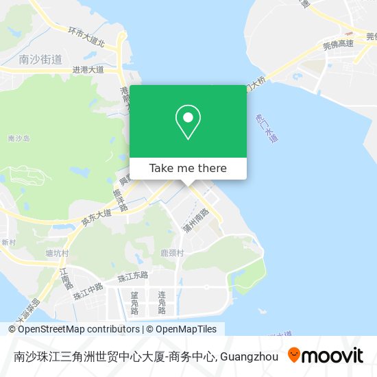 南沙珠江三角洲世贸中心大厦-商务中心 map