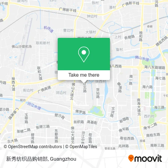 新秀纺织品购销部 map