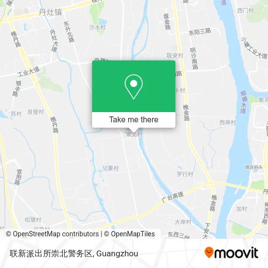 联新派出所崇北警务区 map
