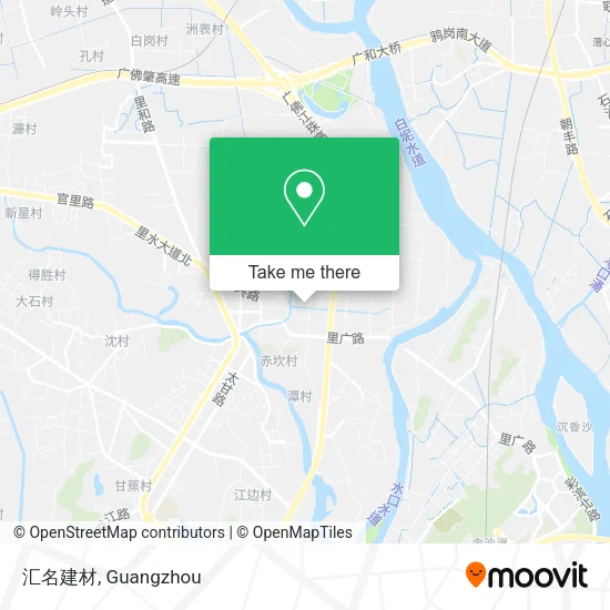 汇名建材 map