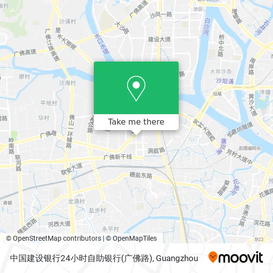中国建设银行24小时自助银行(广佛路) map