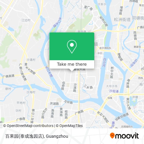 百果园(泰成逸园店) map