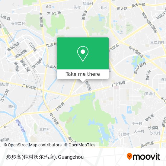 步步高(钟村沃尔玛店) map