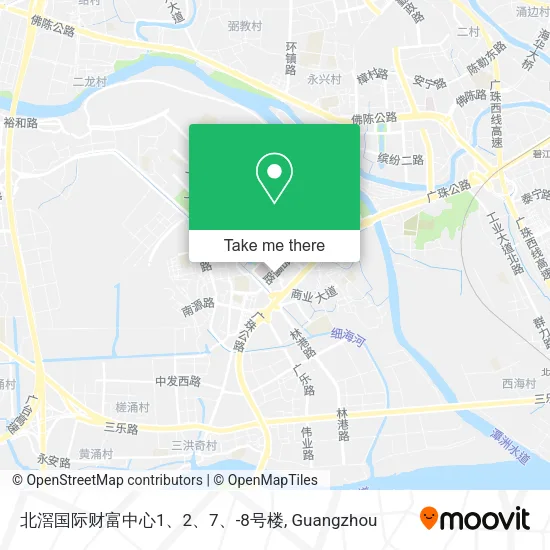 北滘国际财富中心1、2、7、-8号楼 map