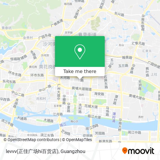 levvv(正佳广场hi百货店) map