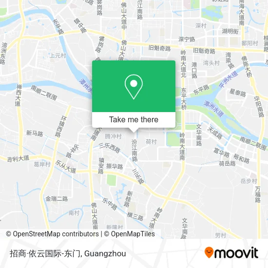 招商·依云国际-东门 map