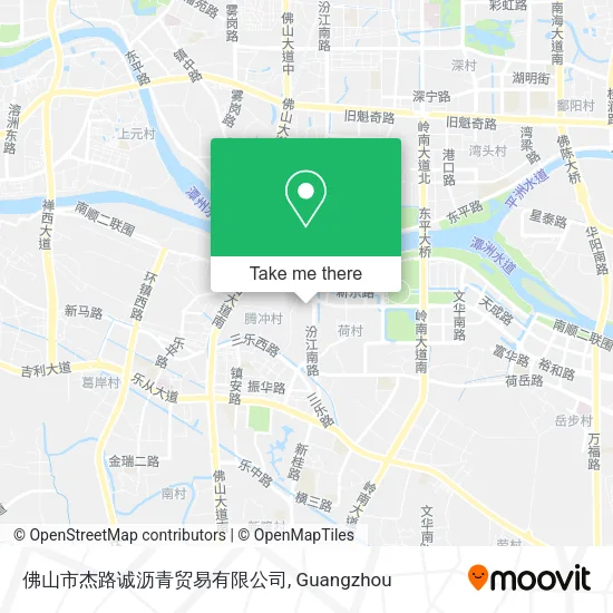 佛山市杰路诚沥青贸易有限公司 map