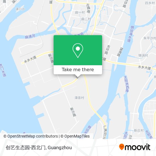 创艺生态园-西北门 map