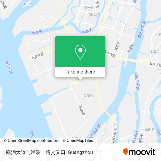 麻涌大道与漳澎一路交叉口 map